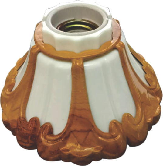 KM Wood Design Fancy Holder (Natural Texture E27)