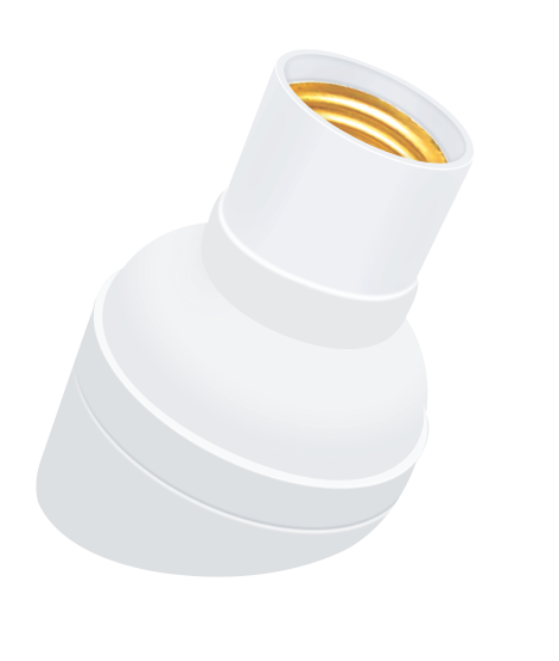 KM Angled Screw Button Holder (Corner Light Mount)