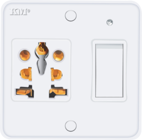 KM 5-in-1 X-Design Light Socket (Modern Style)