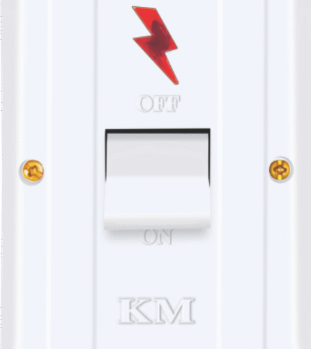 KM Flush Mount Main Switch (Concealed Installation)