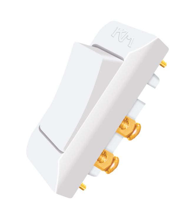 KM Crystal Switch (Modern Design OnOff Button)