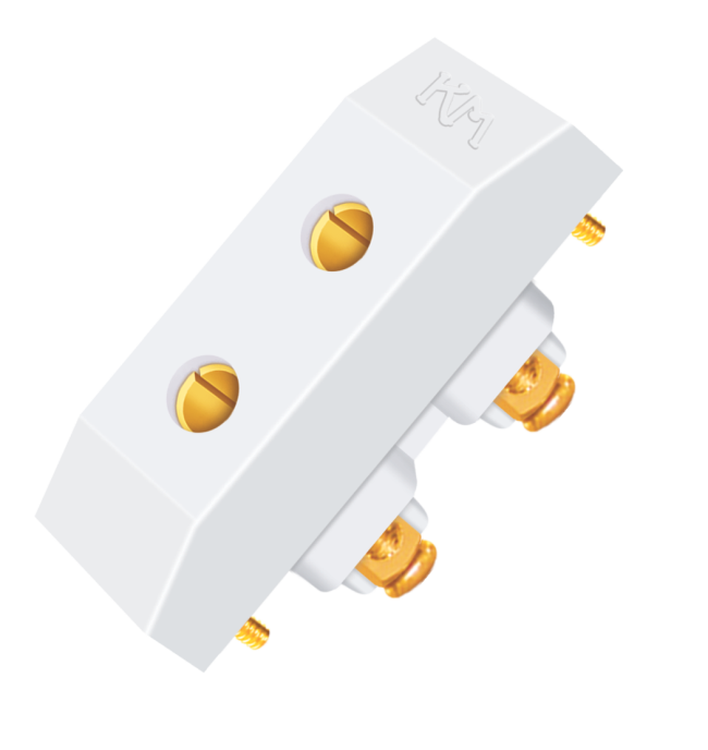 KM Euro Solid Pipe Socket (Euro Series Wall Outlet)