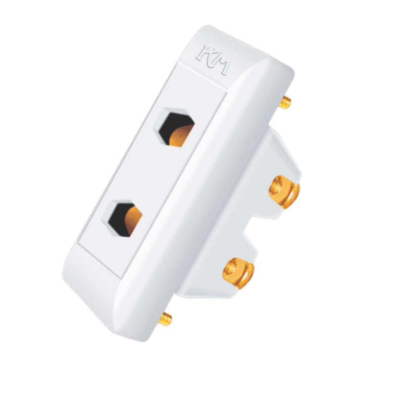 KM White Grip Socket (Standard Secure Outlet)