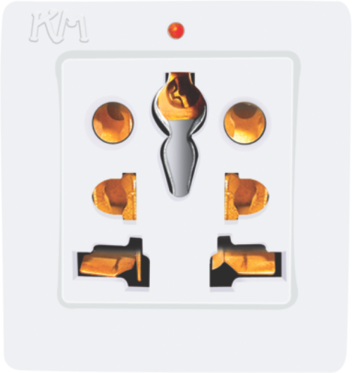 KM LED Computer Socket (RJ45 Port with Light)