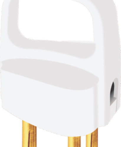 KM Small 3-Pin Handle Plug (Compact Male Shoe)