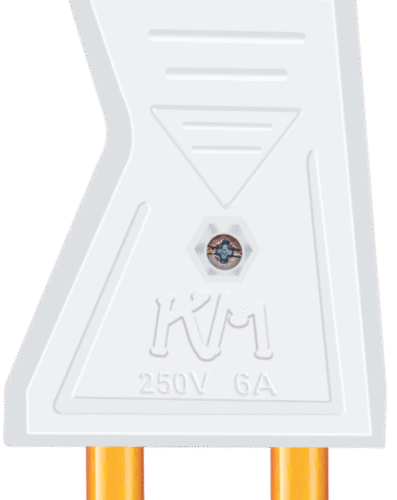 KM K-Type 2-Pin Plug (Standard Male Shoe)