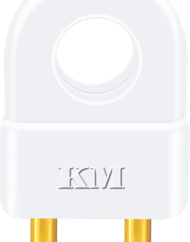 KM Ringo Shape 2-Pin Plug (Circular Male Shoe)