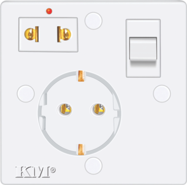 KM Universal Schuko Socket (International Plug Support)